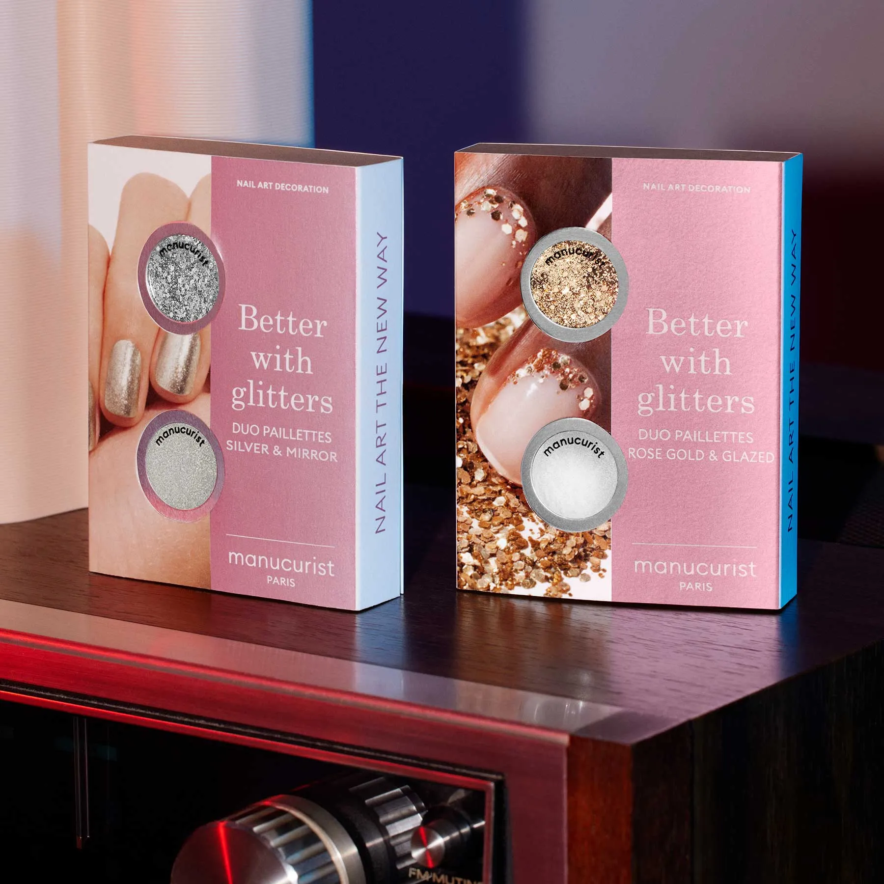 Glitters Duo Rose Gold & Glazed
