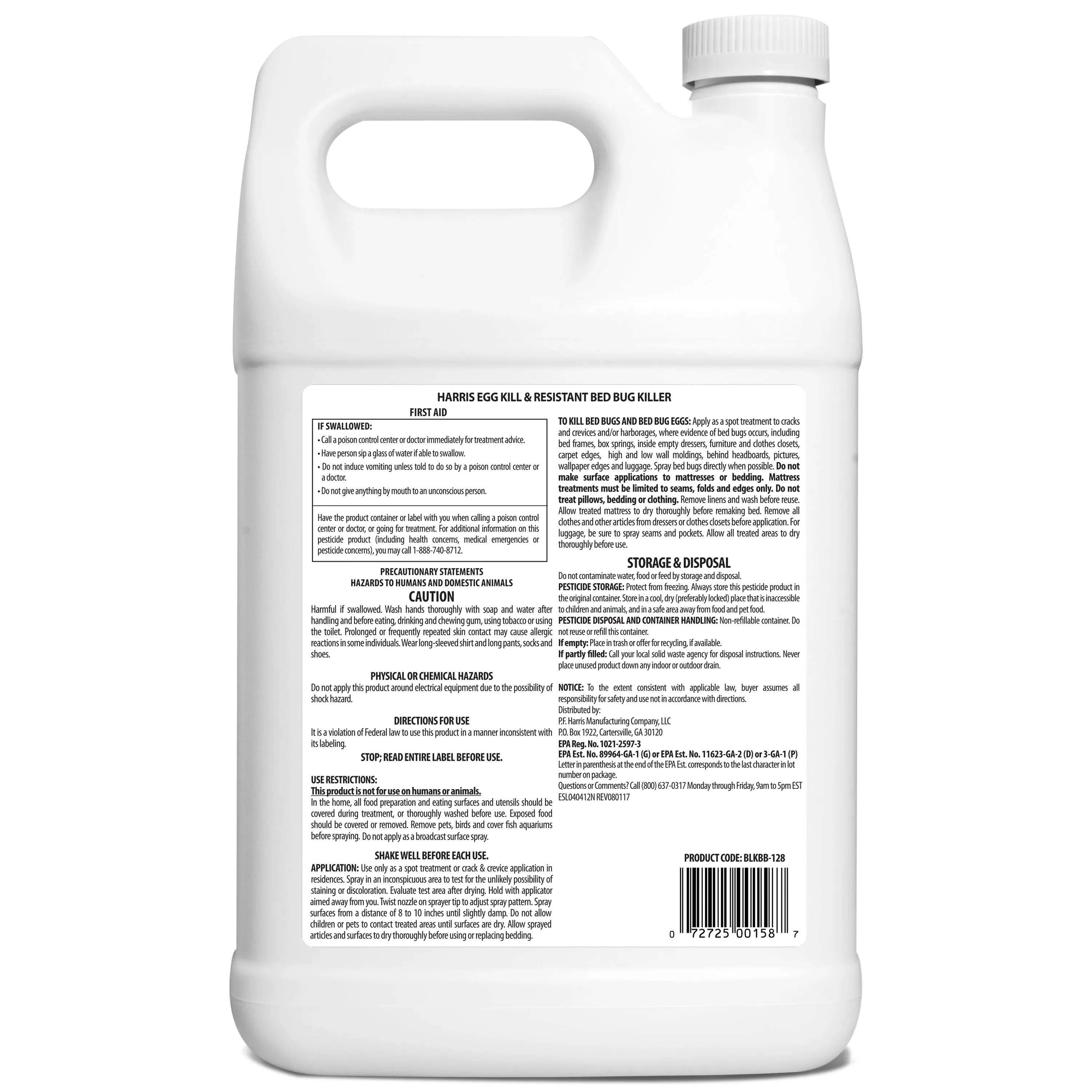 Harris Egg Kill & Resistant Bed Bug Killer (128 fl.oz)