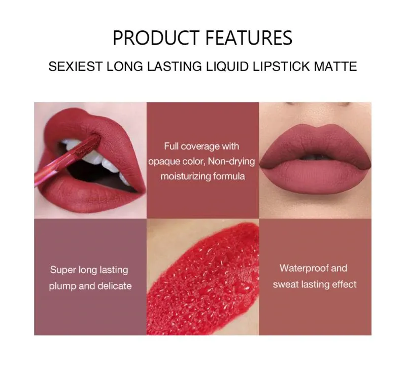 HD 12-Piece Matte Liquid Lipstick Set
