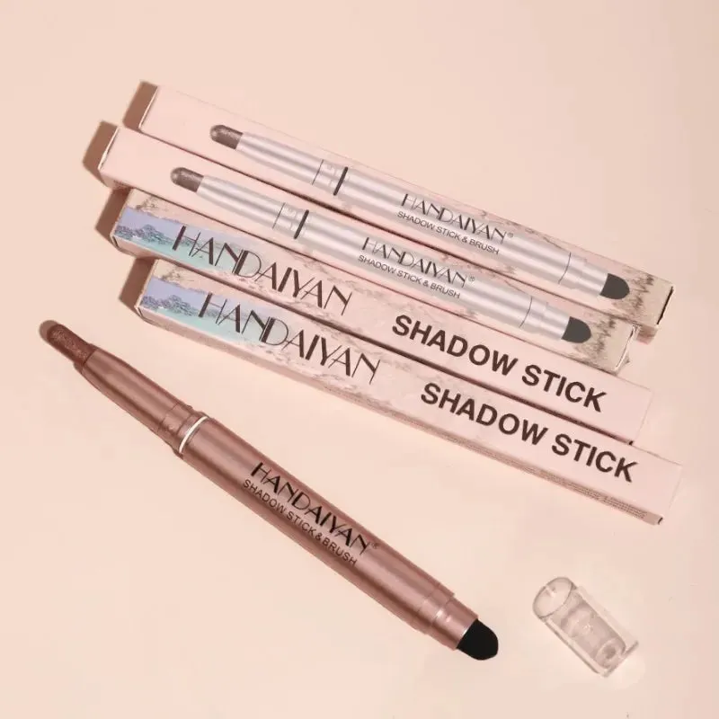 High-Gloss Pearlescent Eyeshadow Sticks: Waterproof Color Collection