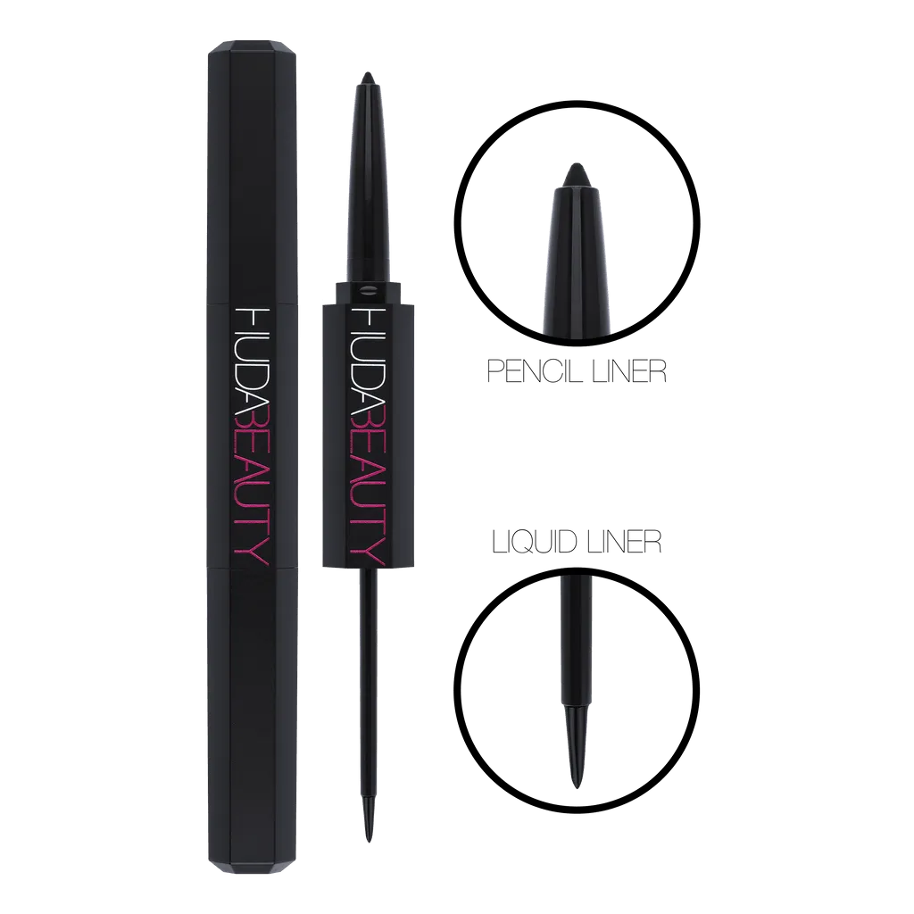 Huda Beauty Life Liner Duo Pencil & Liquid Eyeliner