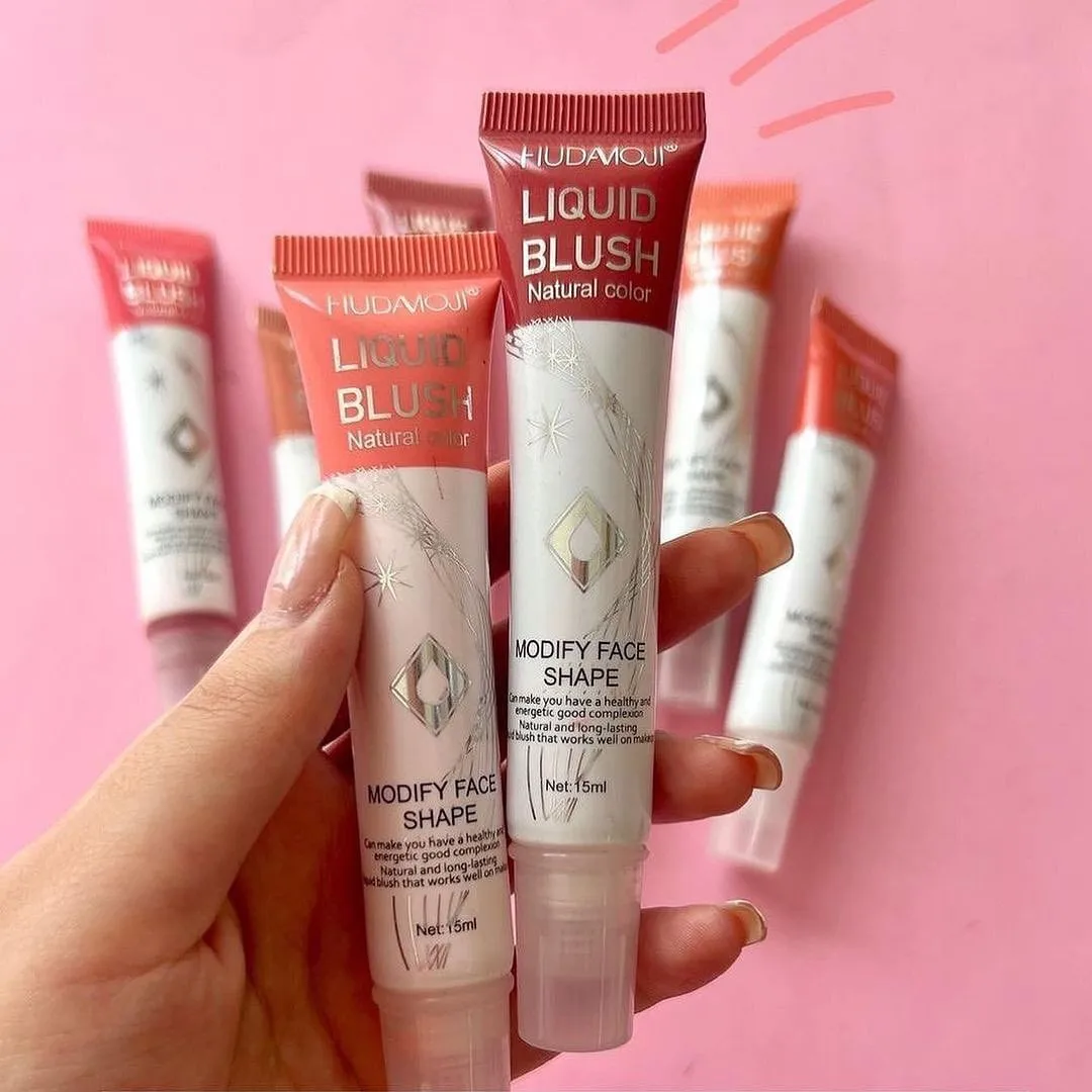 Hudamoji - 6 Color Creamy Soft Liquid Blush