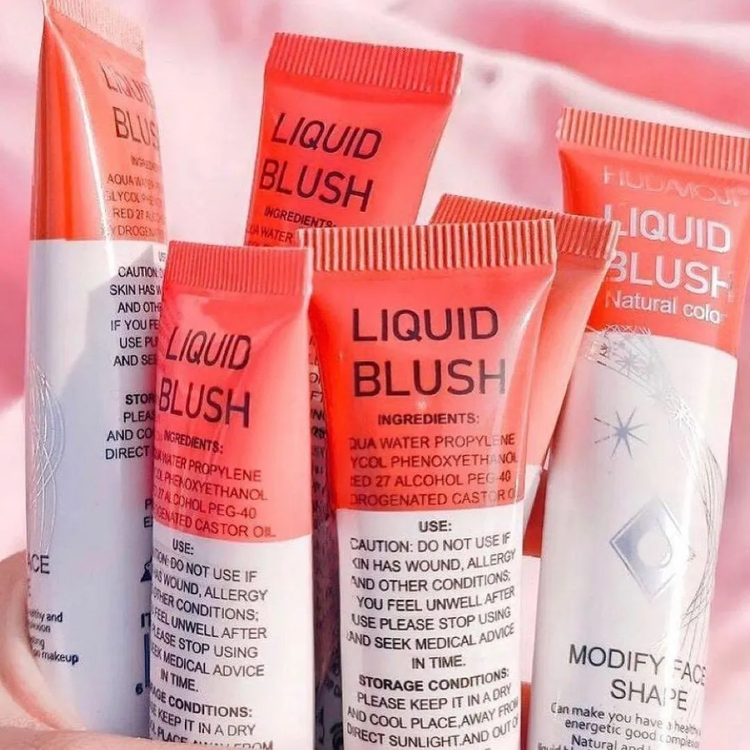 Hudamoji - 6 Color Creamy Soft Liquid Blush