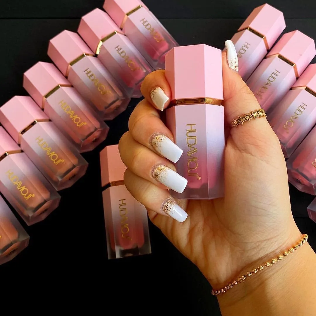 Hudamoji Air Cushion Blush Creamy Liquid Cheek Blush with Sponge