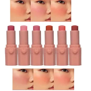 Huxia Beauty 6 PC Blusher Cream Natural Long Lasting Matte Makeup Blush