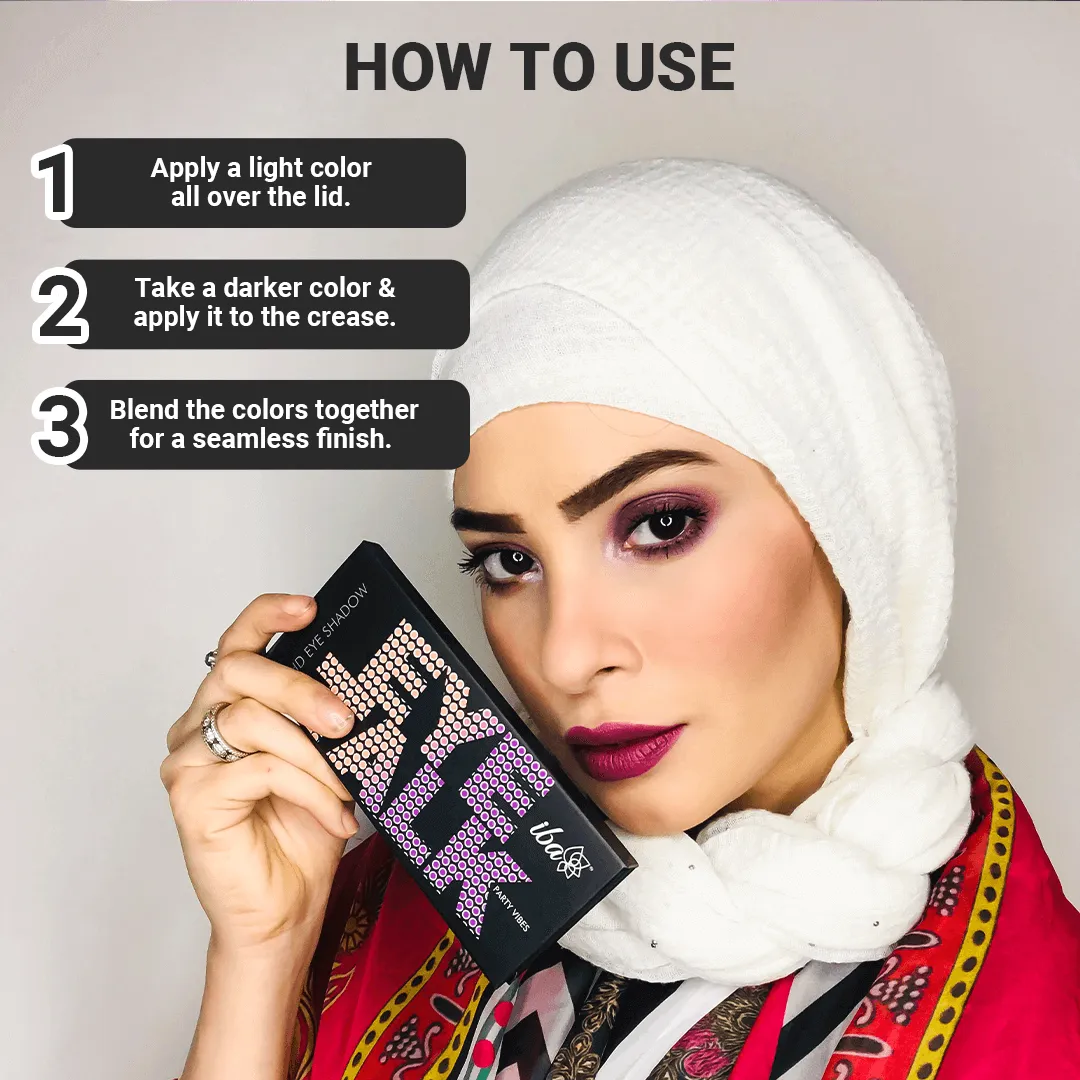Iba Eye Talk HD Eye Shadow – Party Vibes