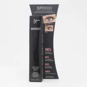 It Cosmetics Superhero Elastic Stretch Volumizing Mascara 0.30oz Super Black New