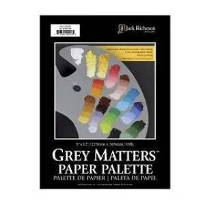 Jack Richeson Grey Matters Paper Palette  9X12