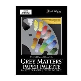 Jack Richeson Grey Matters Paper Palette  9X12