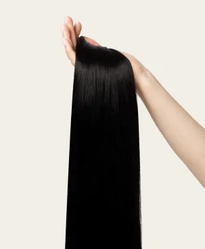 Jet Black, 20" Classic Clip-In Hair Extensions, #1 | 220g