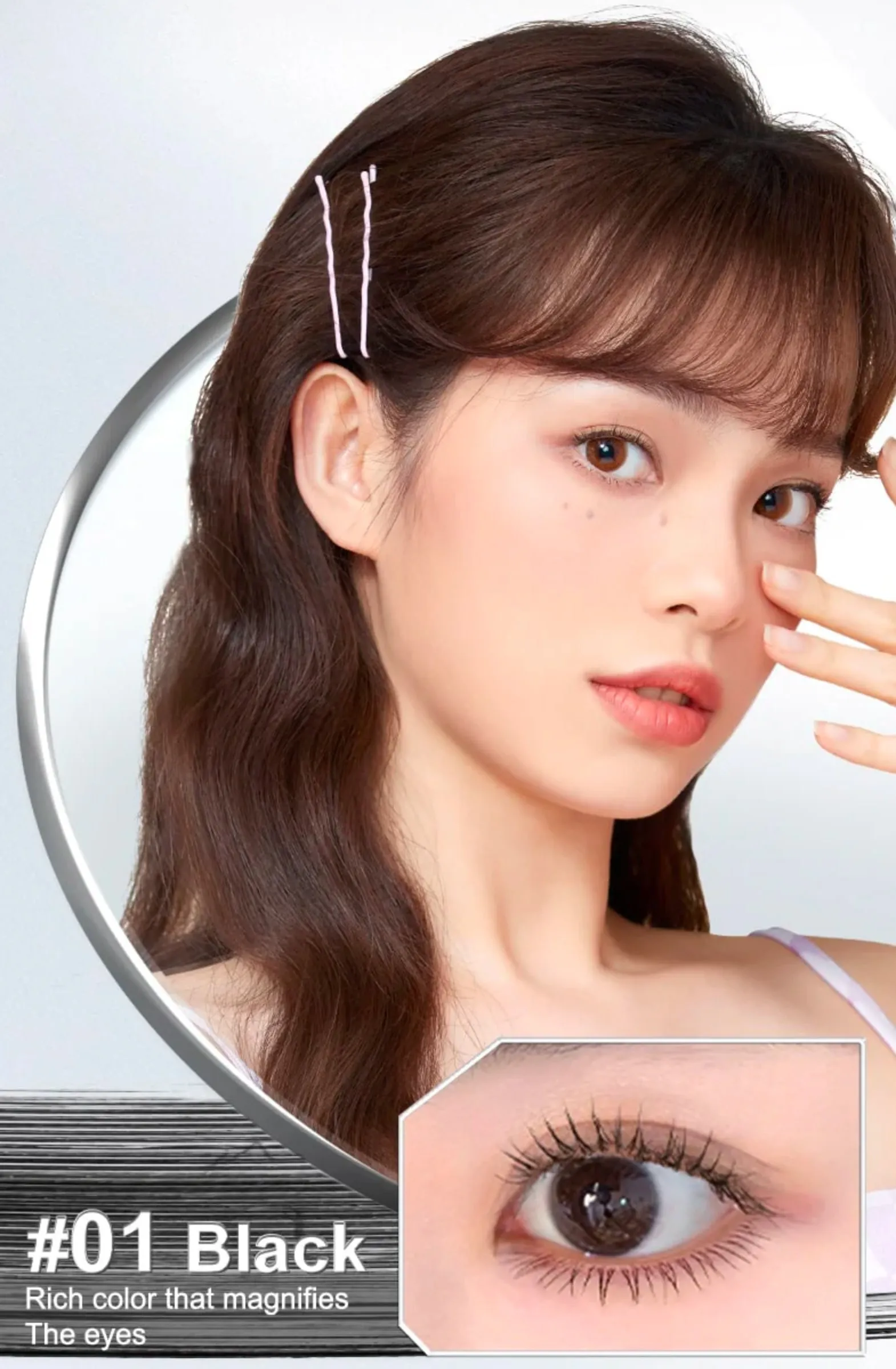 Judydoll - 3D Curling Eyelash Iron Mascara - Curly 01 Black