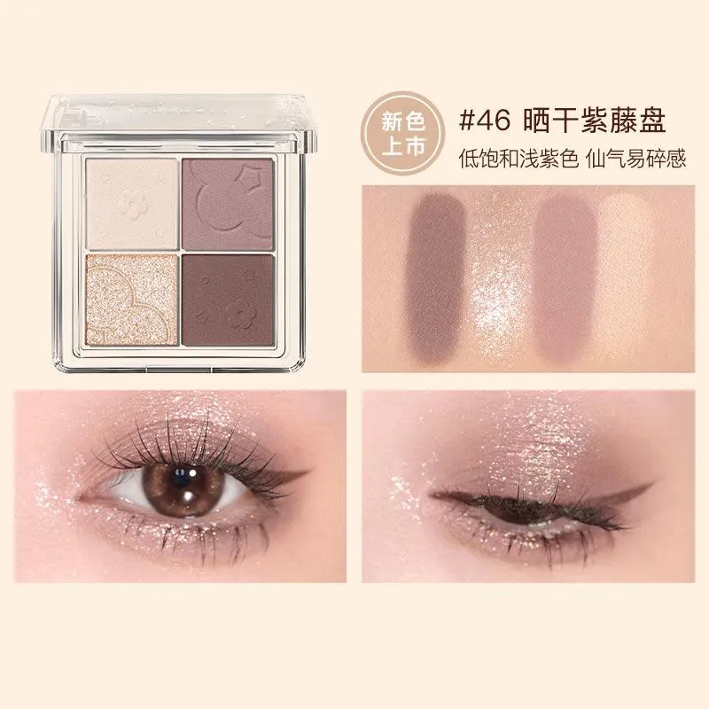 Judydoll 4 Shades Eyeshadow Palette for Beginners JD038