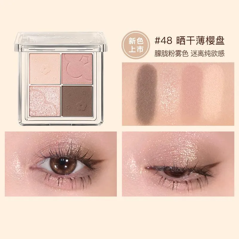 Judydoll 4 Shades Eyeshadow Palette for Beginners JD038