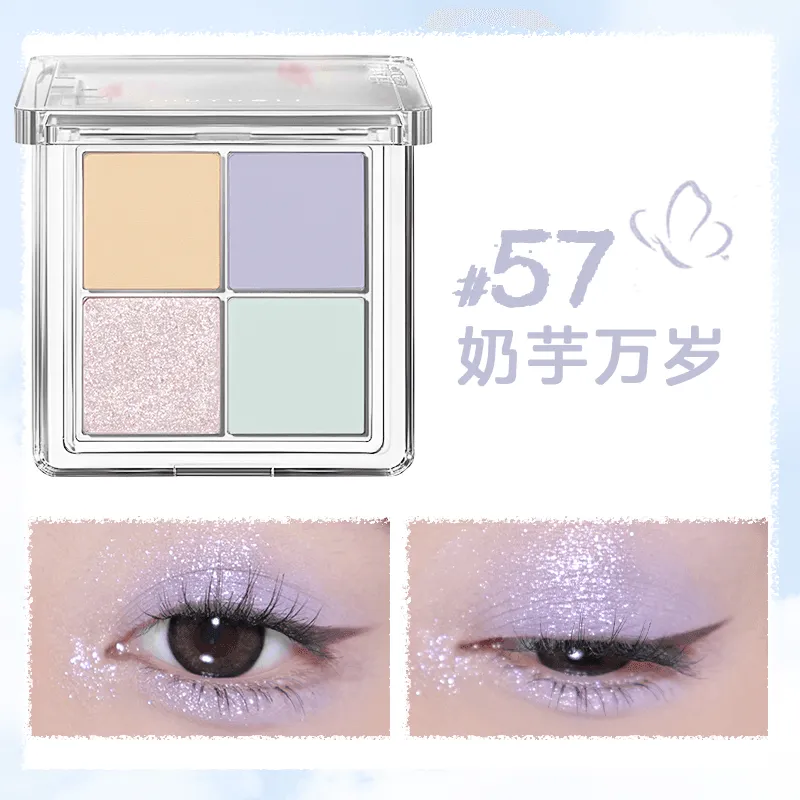 Judydoll 4 Shades Eyeshadow Palette for Beginners JD038
