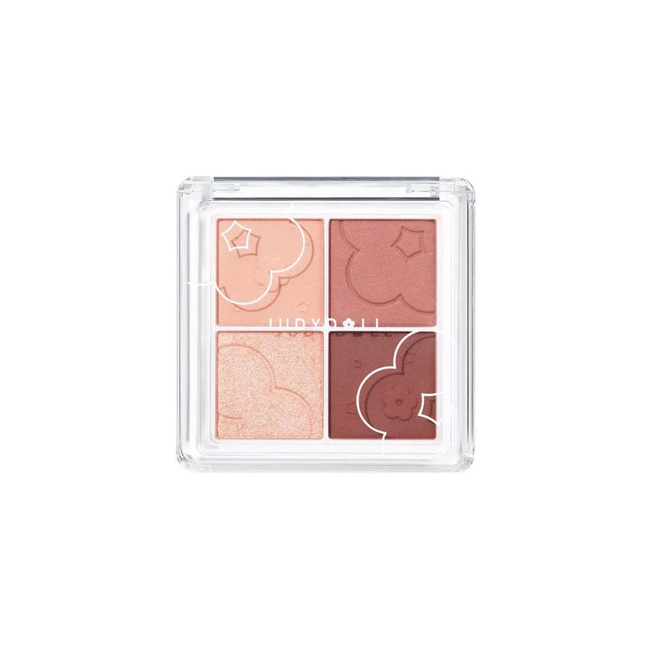 Judydoll 4 Shades Eyeshadow Palette for Beginners JD038