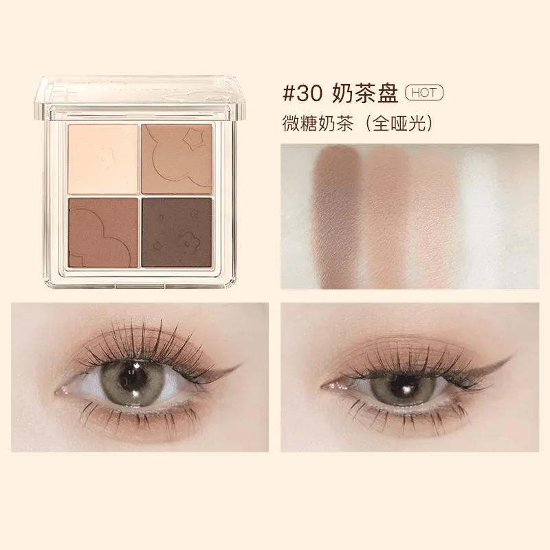 Judydoll 4 Shades Eyeshadow Palette for Beginners JD038