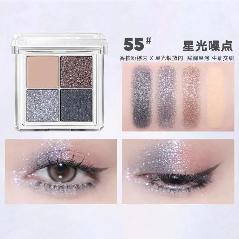Judydoll 4 Shades Eyeshadow Palette for Beginners JD038