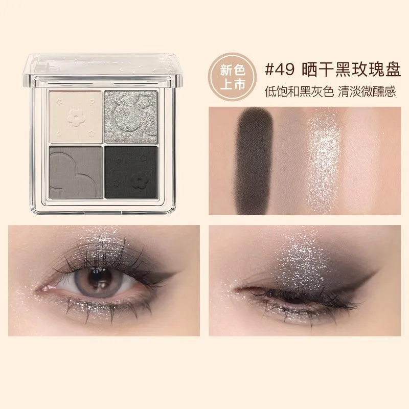 Judydoll 4 Shades Eyeshadow Palette for Beginners JD038