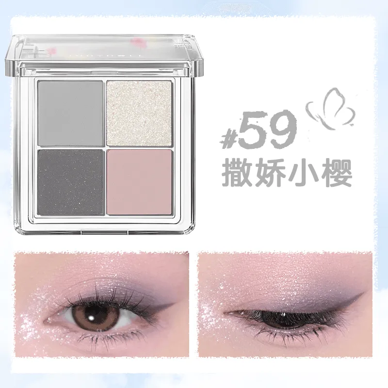 Judydoll 4 Shades Eyeshadow Palette for Beginners JD038