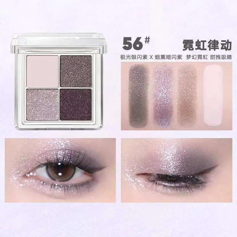 Judydoll 4 Shades Eyeshadow Palette for Beginners JD038