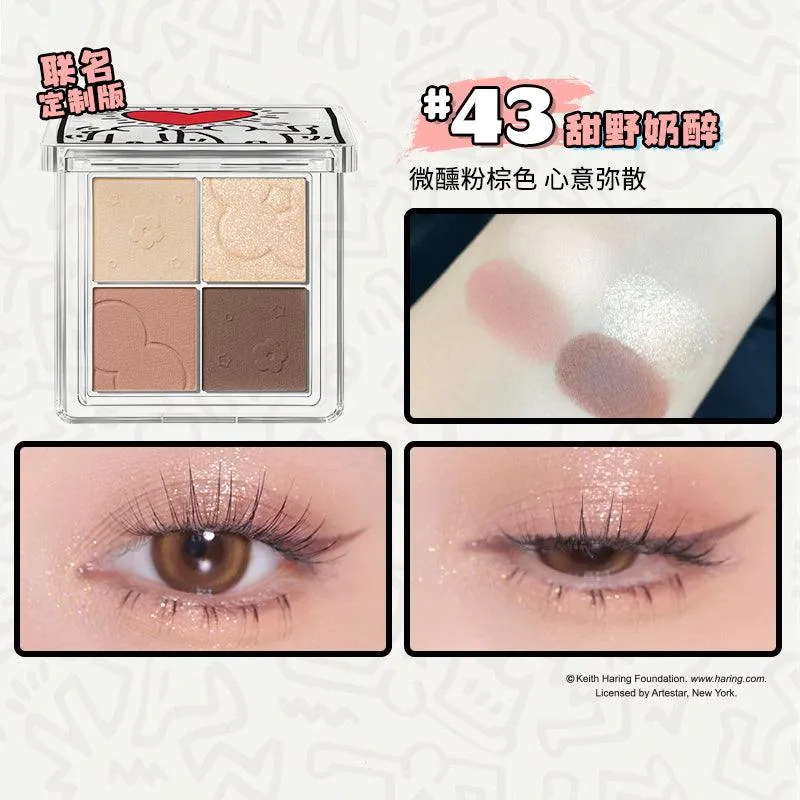 Judydoll 4 Shades Eyeshadow Palette for Beginners JD038