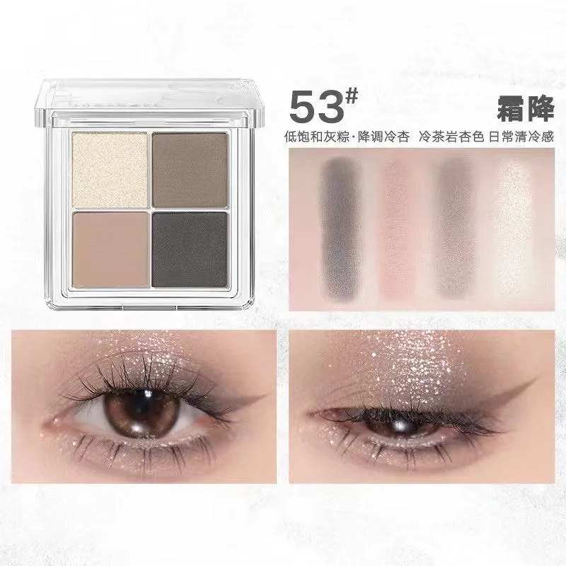 Judydoll 4 Shades Eyeshadow Palette for Beginners JD038
