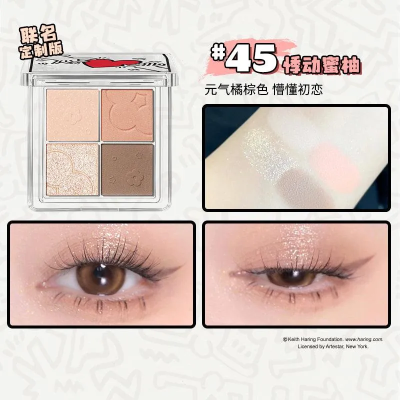 Judydoll 4 Shades Eyeshadow Palette for Beginners JD038