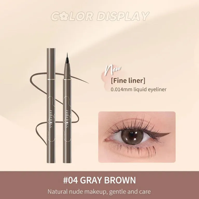 Judydoll - Ultra-Fine Liquid Eyeliner - 04 Gray Brown