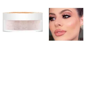 Julystar3 Color Concealer Powder Mattifying Loose Powder, Waterproof Long Lasting, Sweat Resistant, Oil Control, Set Makeup, for Face and Eyes (PINK COMPLDXION 02)