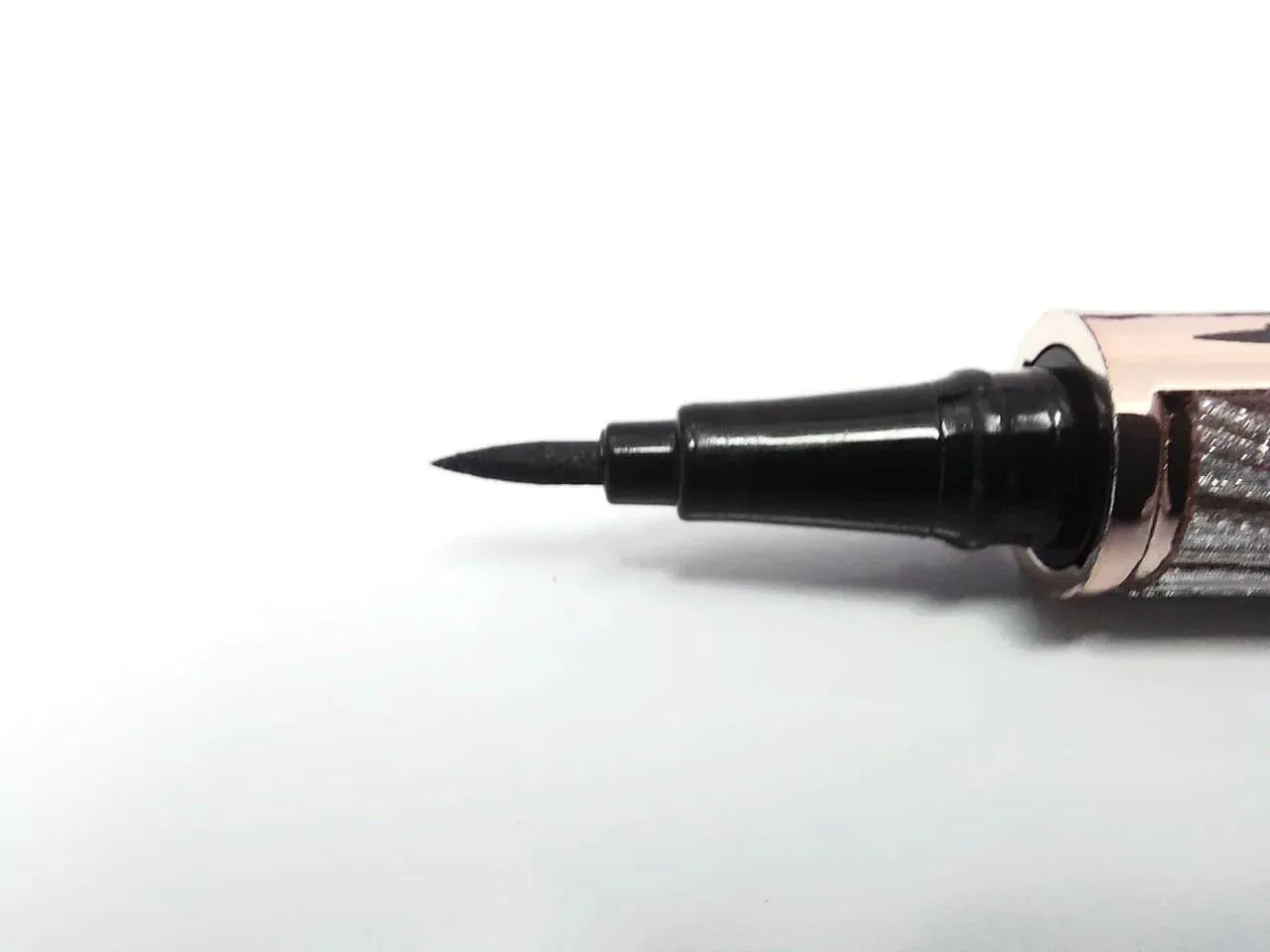 Karite 2 in 1 Black Eyeliner with 4-Tip Brown Eyebrow Pen Pencil