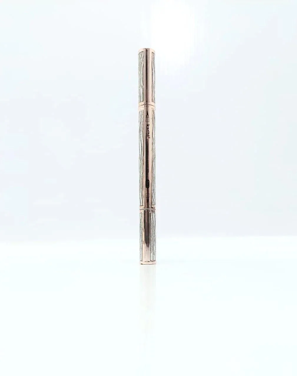 Karite 2 in 1 Black Eyeliner with 4-Tip Brown Eyebrow Pen Pencil