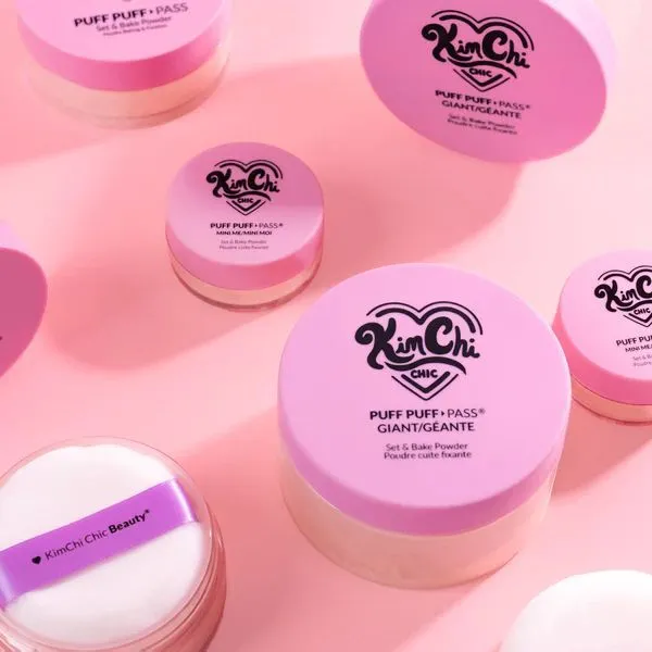 KimChi Chic Giant Puff Puff Pass Set & Bake Powder - 01 Translucent