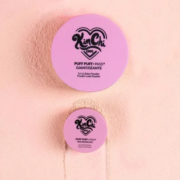 KimChi Chic Giant Puff Puff Pass Set & Bake Powder - 01 Translucent