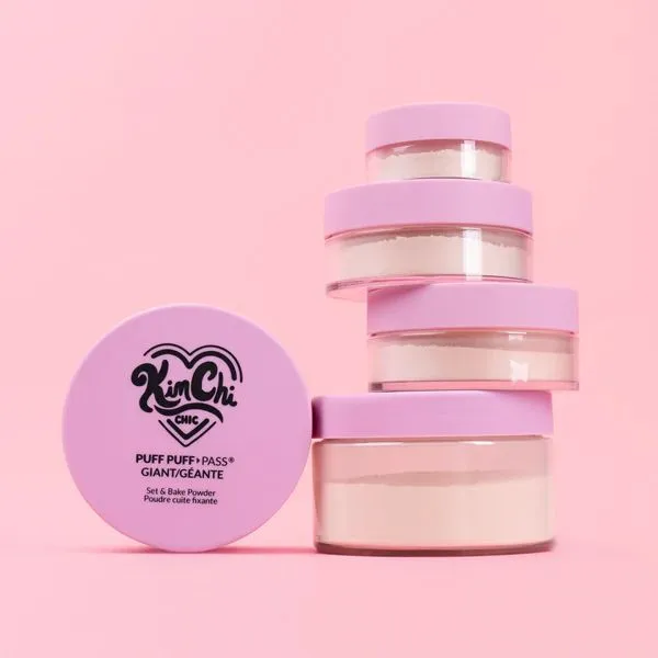 KimChi Chic Giant Puff Puff Pass Set & Bake Powder - 01 Translucent