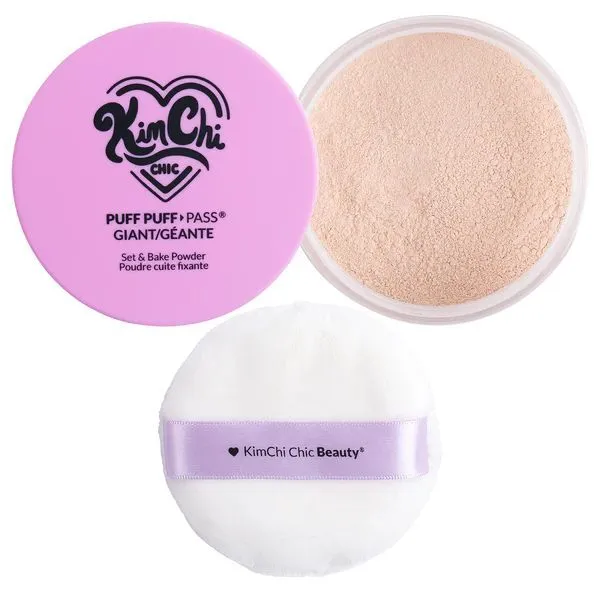 KimChi Chic Giant Puff Puff Pass Set & Bake Powder - 01 Translucent