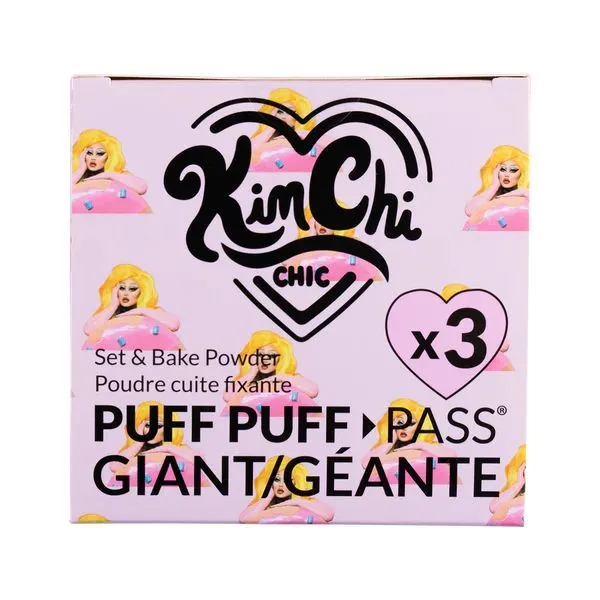 KimChi Chic Giant Puff Puff Pass Set & Bake Powder - 01 Translucent