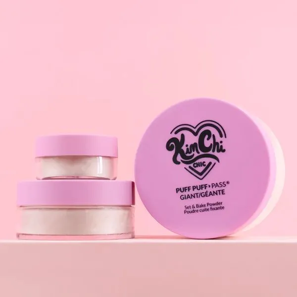 KimChi Chic Giant Puff Puff Pass Set & Bake Powder - 01 Translucent