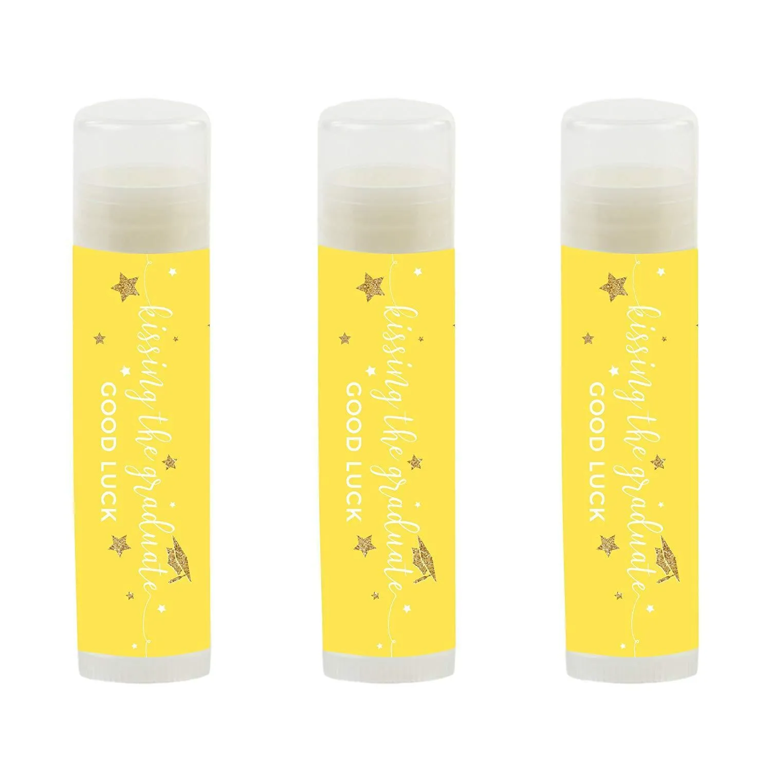 Kissing The Graduate Good Luck!  Lip Balm Favors