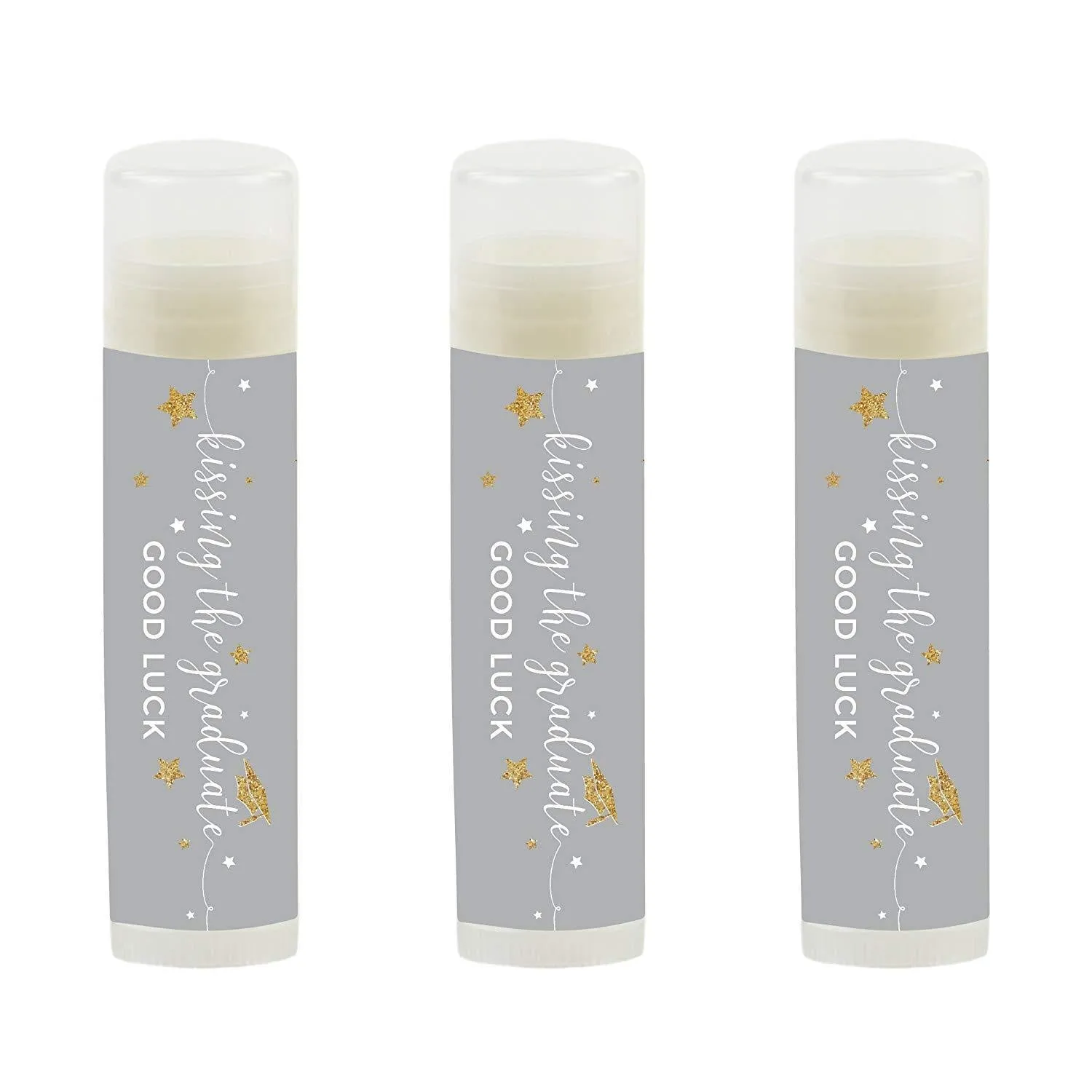 Kissing The Graduate Good Luck!  Lip Balm Favors