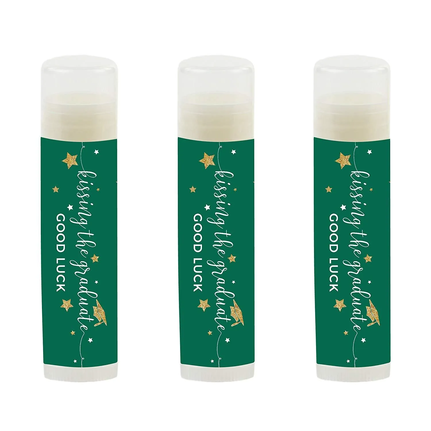 Kissing The Graduate Good Luck!  Lip Balm Favors