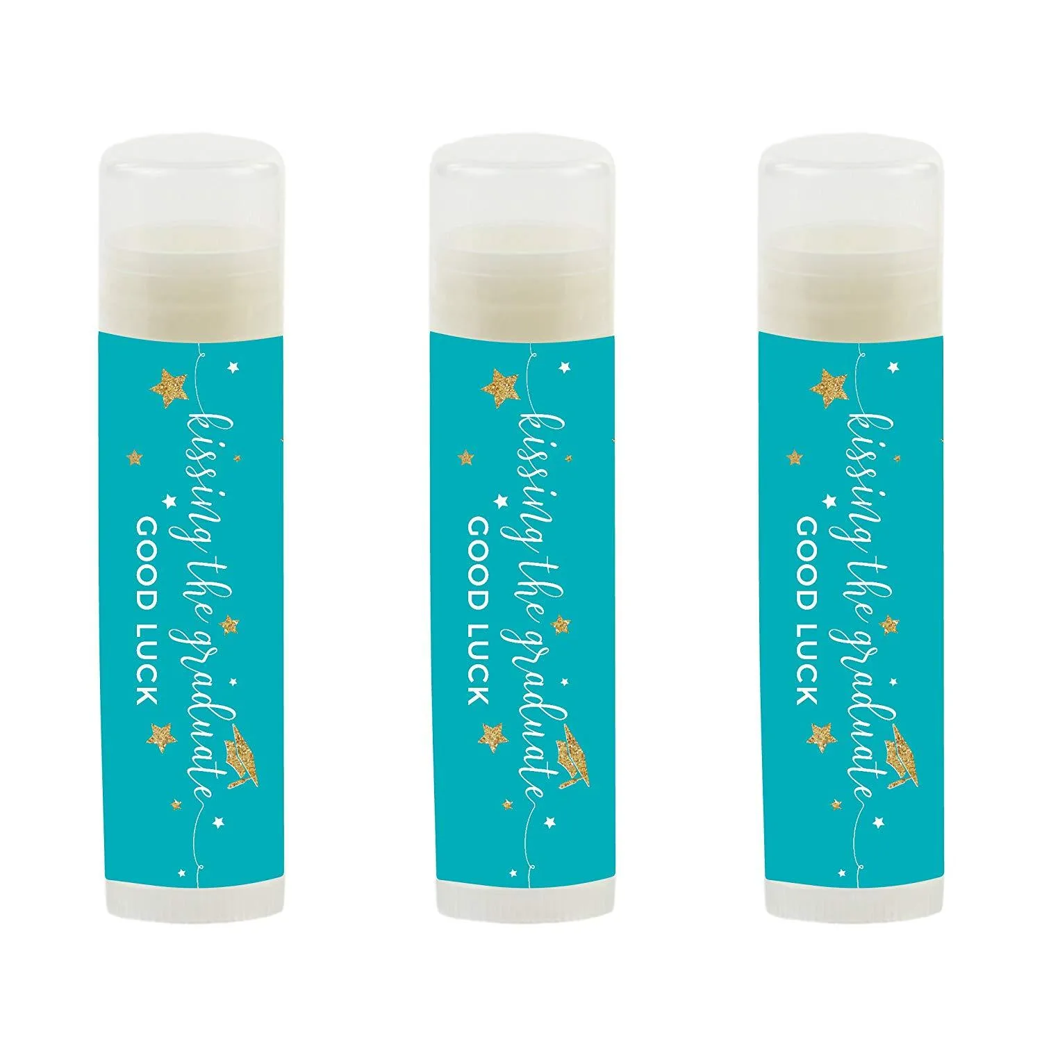 Kissing The Graduate Good Luck!  Lip Balm Favors