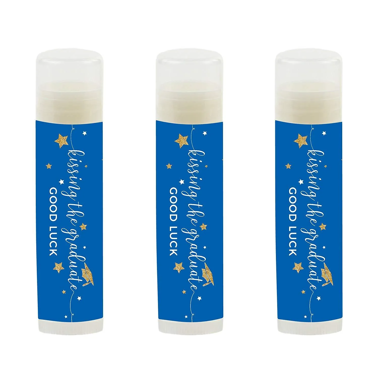 Kissing The Graduate Good Luck!  Lip Balm Favors