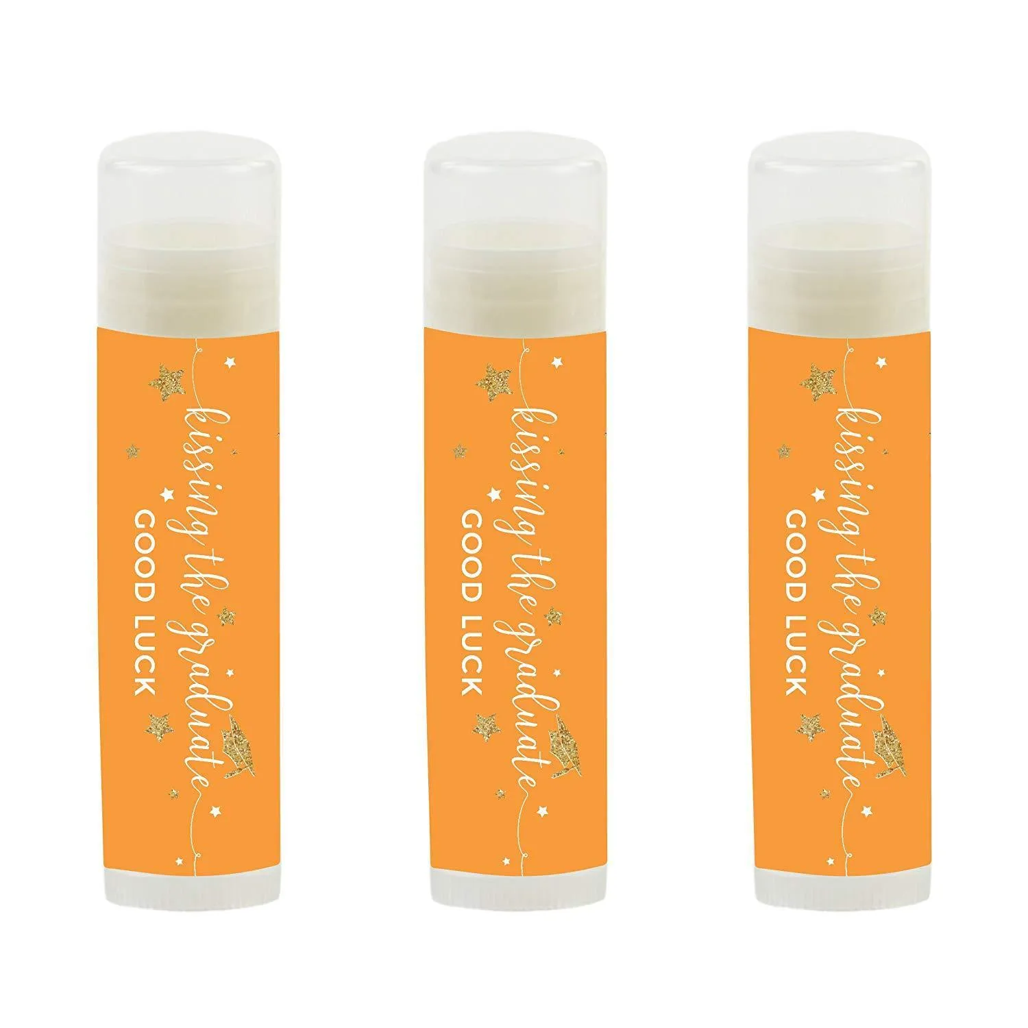 Kissing The Graduate Good Luck!  Lip Balm Favors
