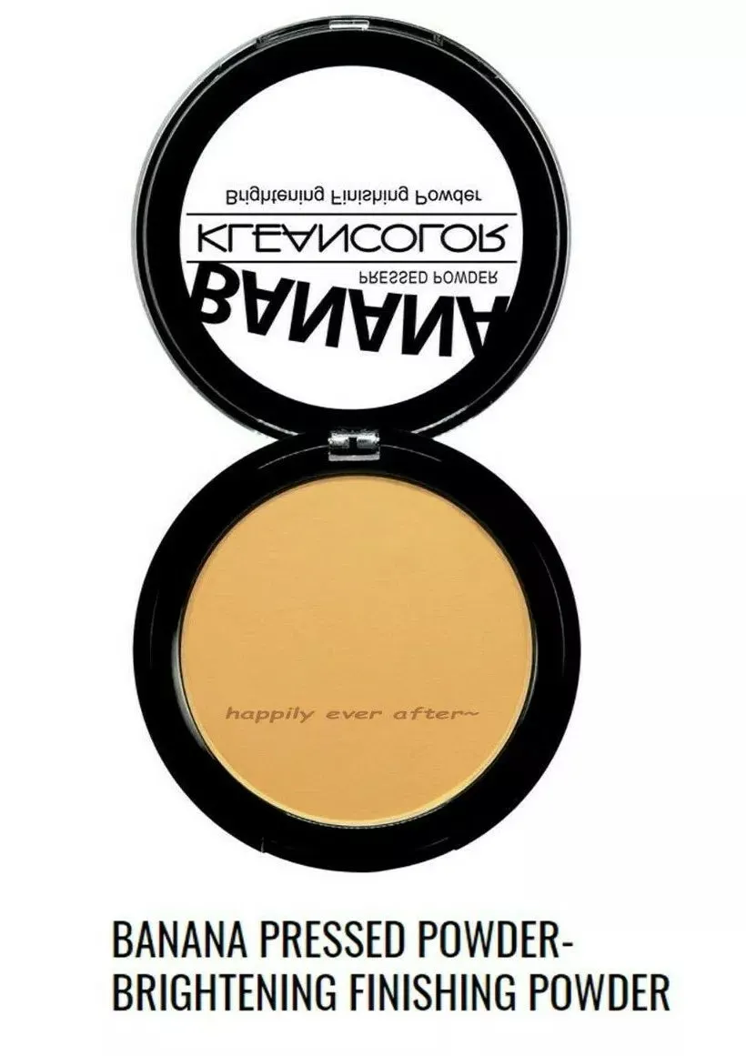 KleanColor Banana Pressed Powder Brightening Finishing Powder