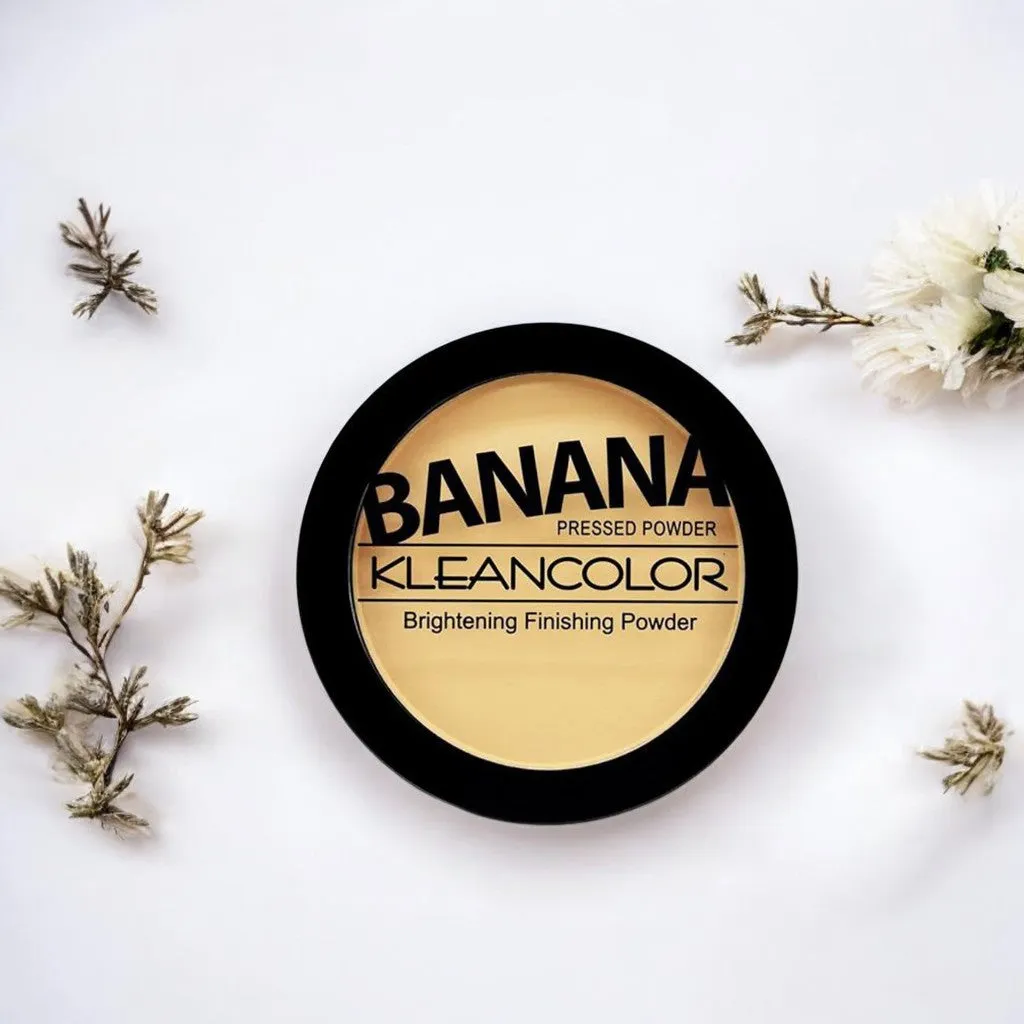 KleanColor Banana Pressed Powder Brightening Finishing Powder