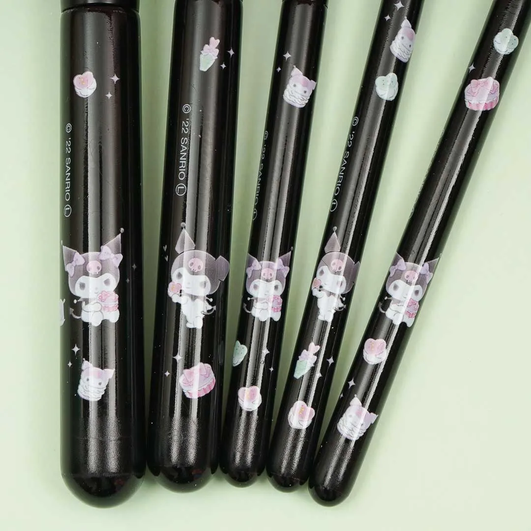 Kuromi Makeup Brush Set - 5 pcs