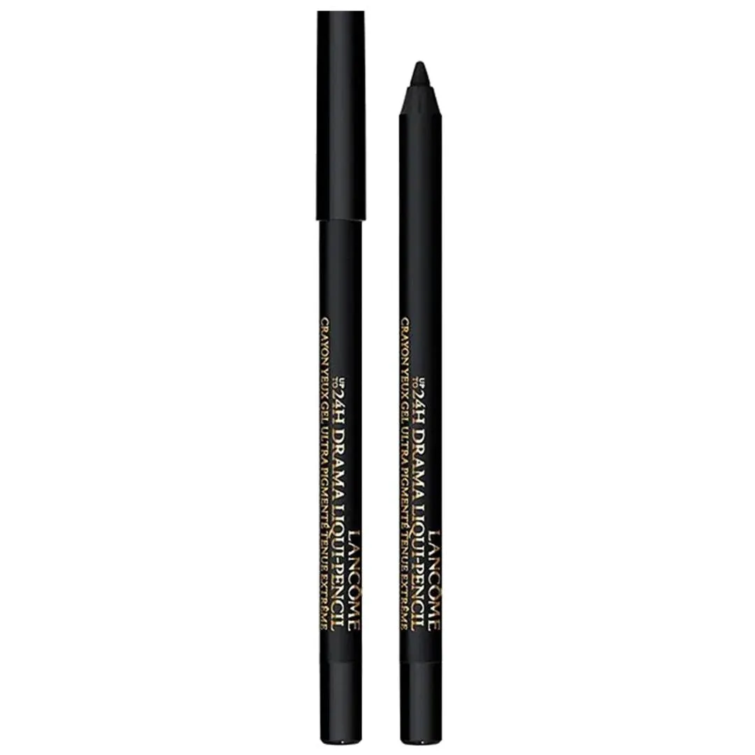 Lancôme 24H Drama Liqui-Pencil Eyeliner | Waterproof Gel Pencil Eyeliner - Café Noir 01 | Matte Black