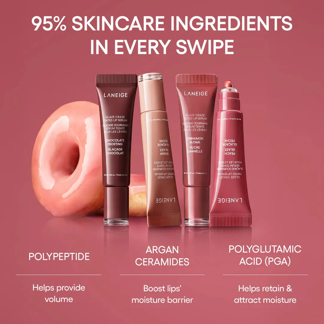 Laneige - Glaze Craze Tinted Lip Serum - Peach Glaze