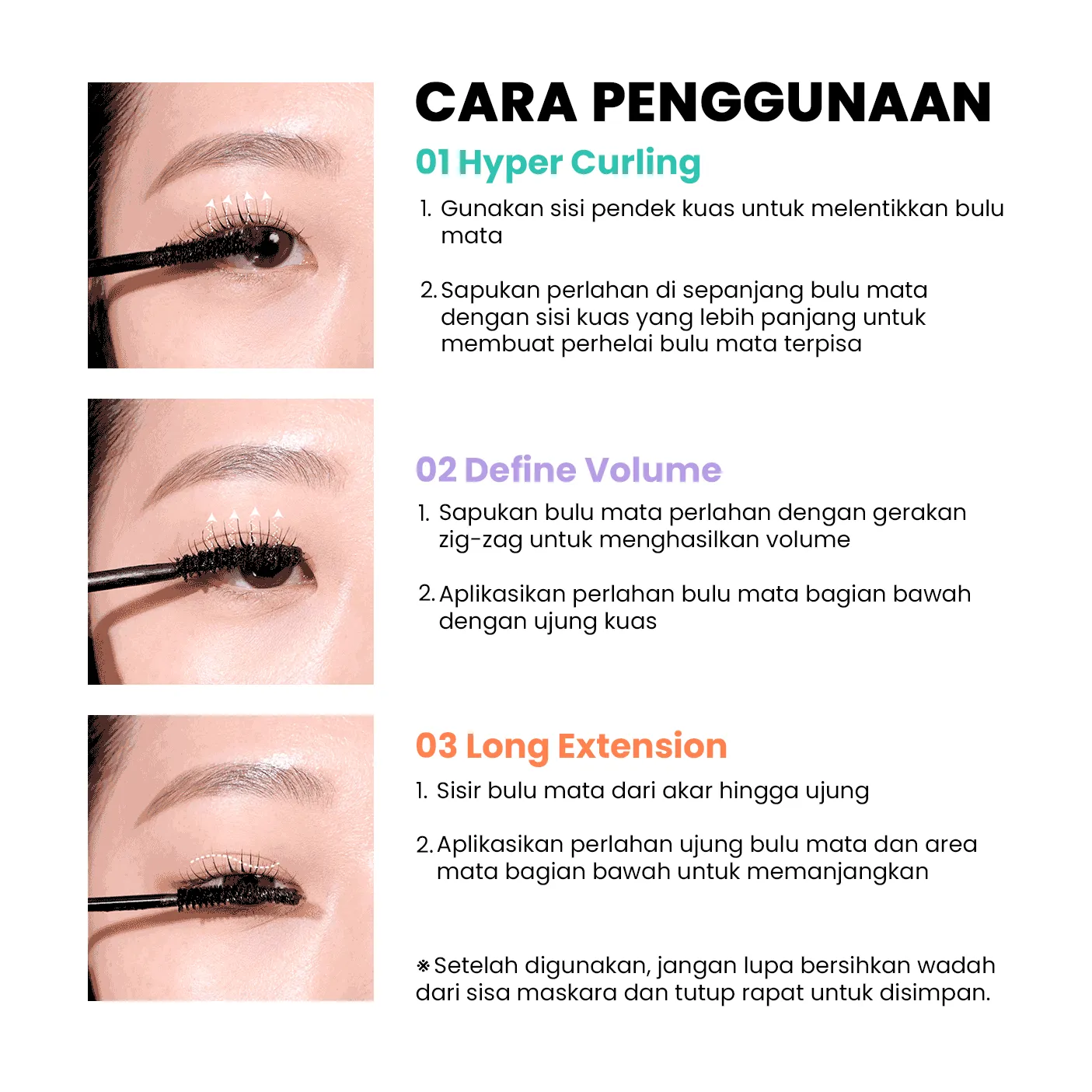 Lash Correcting Mascara | Airy Lift: Lightweight, Waterproof, Smudgeproof, Strong Curling Mascara