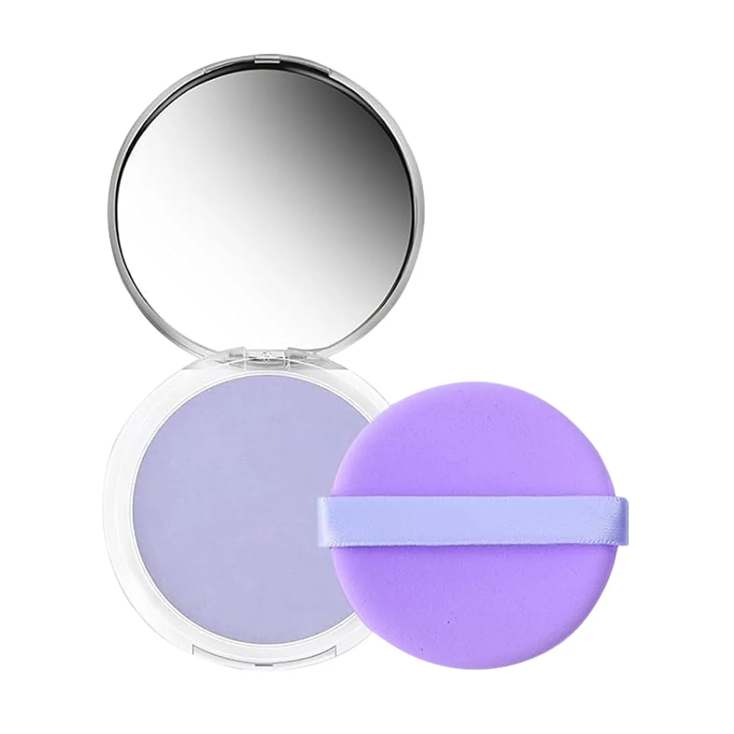 Lavend Jelly Pressed Setting PowderFace Matte Setting Powder, Oil Control Face Pressed Matte Powder with Mini Powder Puff Cruelty Free